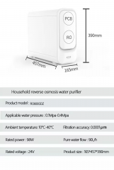 RO600GDZ Tank-less inline water purifier counter top water filter 600 gpd ro water system